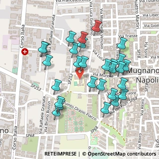 Mappa Via Giacinto Gigante, 80018 Mugnano di Napoli NA, Italia (0.24643)