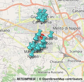 Mappa Via Giacinto Gigante, 80018 Mugnano di Napoli NA, Italia (1.3905)