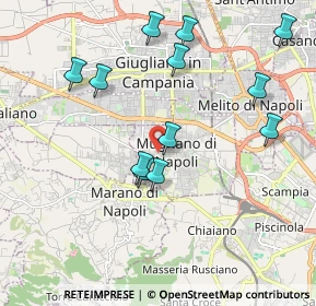 Mappa Via Giacinto Gigante, 80018 Mugnano di Napoli NA, Italia (2.15833)