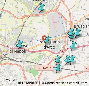 Mappa Via Anastasia Masseria, 80038 Pomigliano d'Arco NA, Italia (2.54)