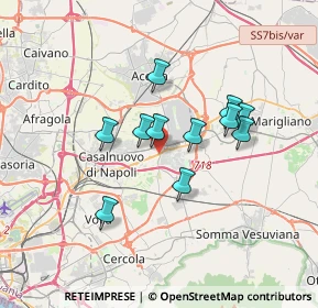 Mappa Via Anastasia Masseria, 80038 Pomigliano d'Arco NA, Italia (2.98364)