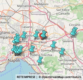 Mappa Via Anastasia Masseria, 80038 Pomigliano d'Arco NA, Italia (9.344)