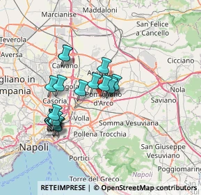 Mappa Via Anastasia Masseria, 80038 Pomigliano d'Arco NA, Italia (6.7815)