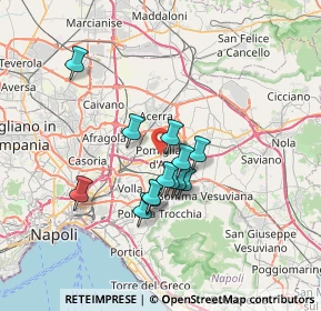 Mappa Via Anastasia Masseria, 80038 Pomigliano d'Arco NA, Italia (5.58692)