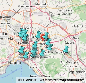 Mappa Via Anastasia Masseria, 80038 Pomigliano d'Arco NA, Italia (7.11611)