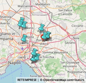 Mappa Via Anastasia Masseria, 80038 Pomigliano d'Arco NA, Italia (6.65)