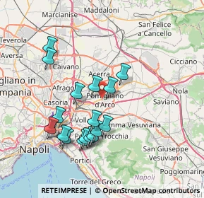 Mappa Via Anastasia Masseria, 80038 Pomigliano d'Arco NA, Italia (7.51353)