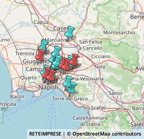 Mappa Via Anastasia Masseria, 80038 Pomigliano d'Arco NA, Italia (10.696)