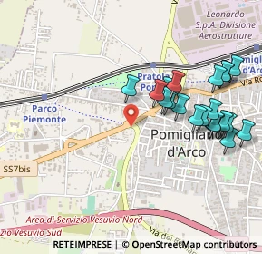 Mappa Via Anastasia Masseria, 80038 Pomigliano d'Arco NA, Italia (0.5555)