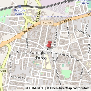 Mappa Corso Vittorio Emanuele, 172, 80038 Pomigliano d'Arco, Napoli (Campania)