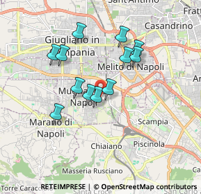 Mappa Via Cicerone, 80018 Mugnano di Napoli NA, Italia (1.61333)