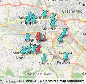 Mappa Via Cicerone, 80018 Mugnano di Napoli NA, Italia (1.76842)