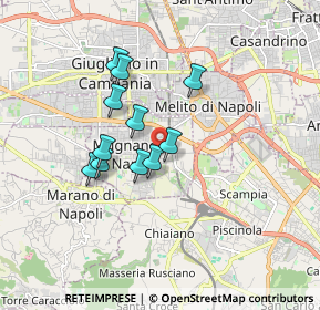 Mappa Via Cicerone, 80018 Mugnano di Napoli NA, Italia (1.45)