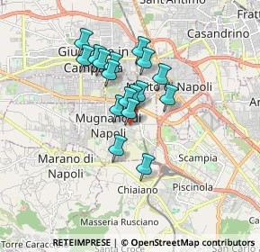 Mappa Via Cicerone, 80018 Mugnano di Napoli NA, Italia (1.38)
