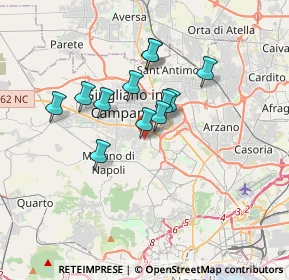 Mappa Via Cicerone, 80018 Mugnano di Napoli NA, Italia (2.89833)