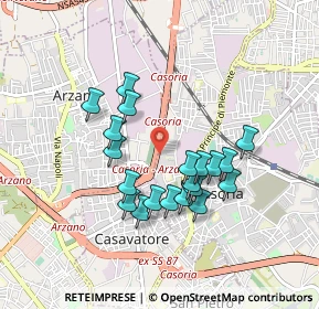 Mappa Via risorgimento, 80100 Casoria NA, Italia (0.8275)