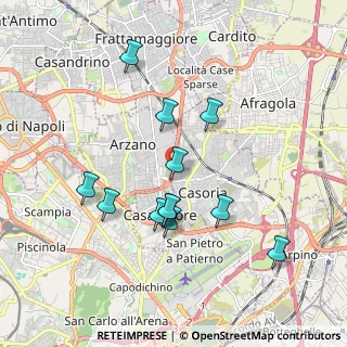 Mappa Via risorgimento, 80100 Casoria NA, Italia (1.875)