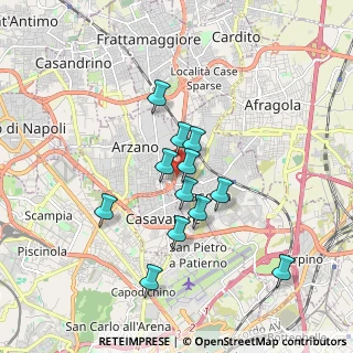 Mappa Via risorgimento, 80100 Casoria NA, Italia (1.57333)