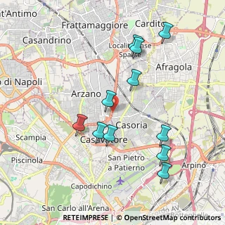 Mappa Via risorgimento, 80100 Casoria NA, Italia (2.11545)