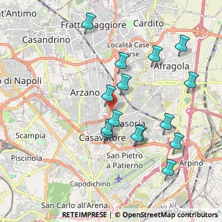 Mappa Via risorgimento, 80100 Casoria NA, Italia (2.10867)