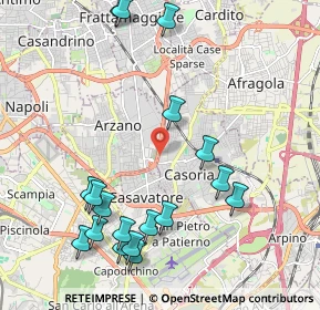 Mappa Via risorgimento, 80100 Casoria NA, Italia (2.59278)