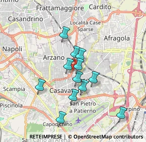 Mappa 80100 Casoria NA, Italia (1.57333)