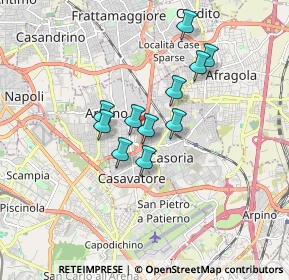 Mappa 80100 Casoria NA, Italia (1.38909)