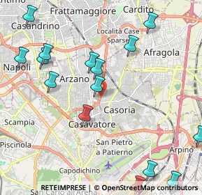 Mappa Via risorgimento, 80100 Casoria NA, Italia (2.91438)
