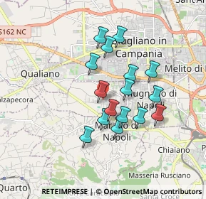 Mappa Via E. de Filippo, 80012 Calvizzano NA, Italia (1.545)