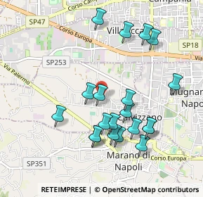 Mappa Via E. de Filippo, 80012 Calvizzano NA, Italia (1.016)