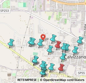 Mappa Via E. de Filippo, 80012 Calvizzano NA, Italia (0.617)