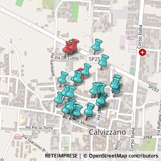 Mappa Via Domenico Morelli, 80012 Calvizzano NA, Italia (0.21036)