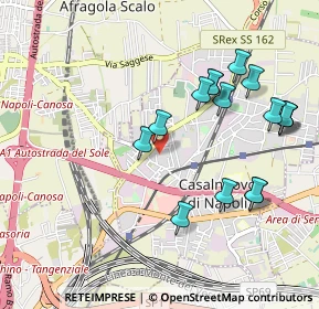 Mappa Via Massimo Troisi, 80013 Casalnuovo di Napoli NA, Italia (1.1125)
