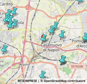 Mappa Via Massimo Troisi, 80013 Casalnuovo di Napoli NA, Italia (3.12737)