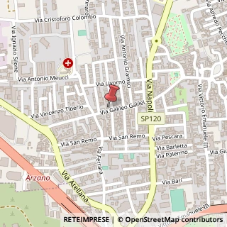 Mappa Via Palmiro Togliatti, 2, 80022 Arzano, Napoli (Campania)