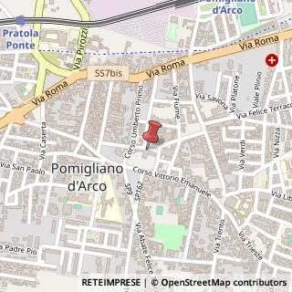 Mappa Piazza Mercato, 14, 80038 Pomigliano d'Arco, Napoli (Campania)