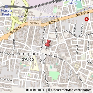 Mappa Piazza Mercato, 16, 80038 Pomigliano d'Arco, Napoli (Campania)