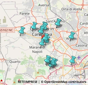 Mappa Via Sequino Gennaro, 80018 Mugnano di Napoli NA, Italia (3.42412)