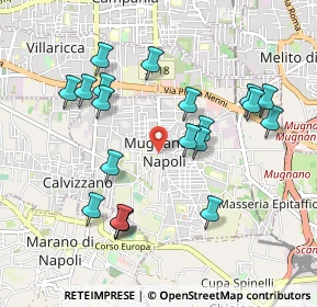 Mappa Via Sequino Gennaro, 80018 Mugnano di Napoli NA, Italia (1.052)