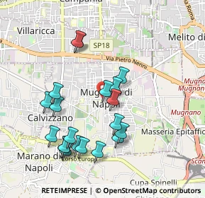 Mappa Via Sequino Gennaro, 80018 Mugnano di Napoli NA, Italia (1.025)