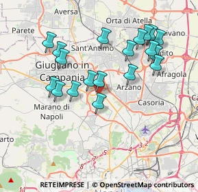 Mappa Via Fratelli Cervi, 80144 Melito di Napoli NA, Italia (3.97053)