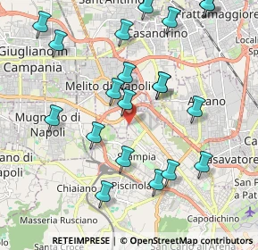 Mappa Via Fratelli Cervi, 80144 Melito di Napoli NA, Italia (2.3875)