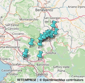 Mappa Viale Italia, 83010 Avellino AV, Italia (8.75077)