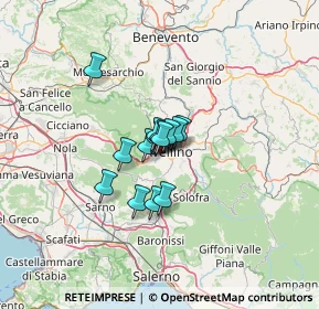 Mappa Viale Italia, 83010 Avellino AV, Italia (7.37)