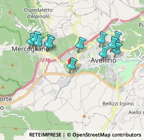 Mappa Viale Italia, 83010 Avellino AV, Italia (2.01417)