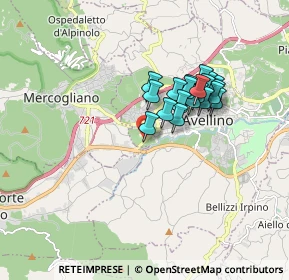 Mappa Viale Italia, 83010 Avellino AV, Italia (1.449)