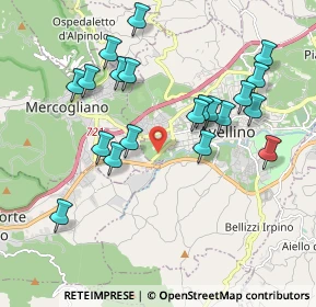 Mappa Viale Italia, 83010 Avellino AV, Italia (2.1195)