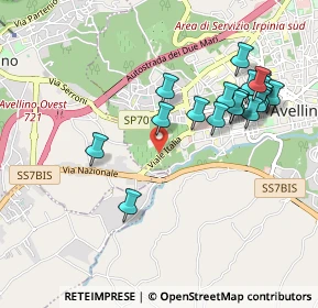 Mappa Viale Italia, 83010 Avellino AV, Italia (1.0805)