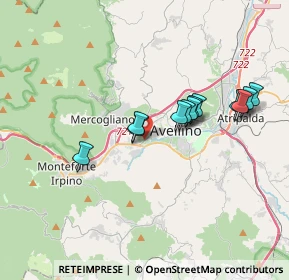 Mappa Viale Italia, 83010 Avellino AV, Italia (3.32667)