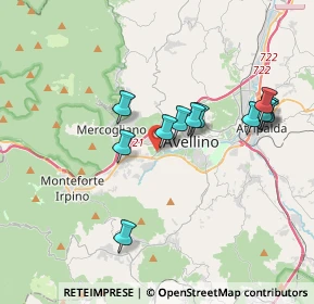 Mappa Viale Italia, 83010 Avellino AV, Italia (3.58833)